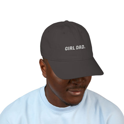 Girl Dad Embroidered Organic Hat
