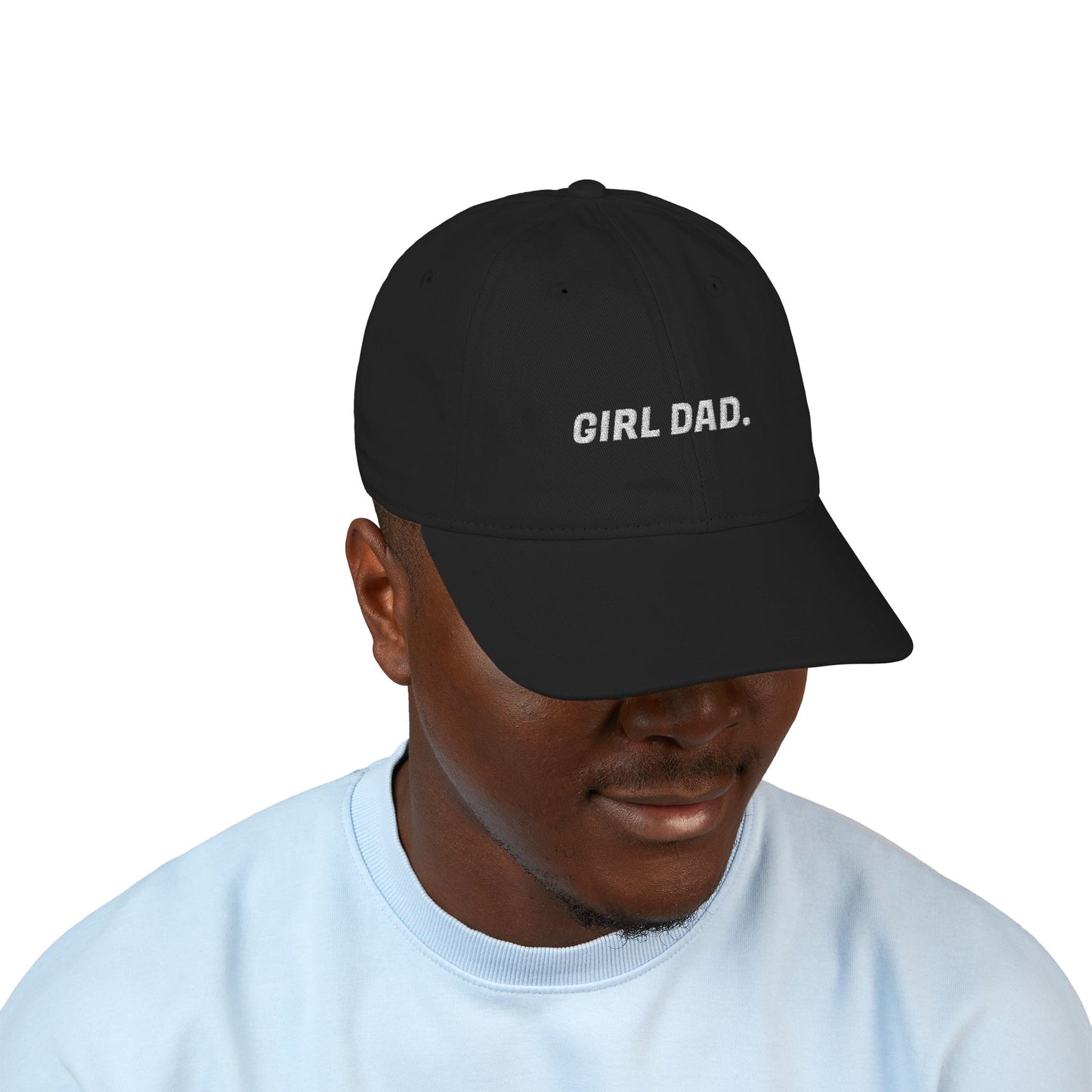 Girl Dad Embroidered Organic Hat