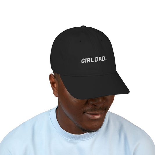 Girl Dad Embroidered Organic Hat