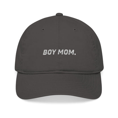 Boy Mom Embroidered Organic Hat
