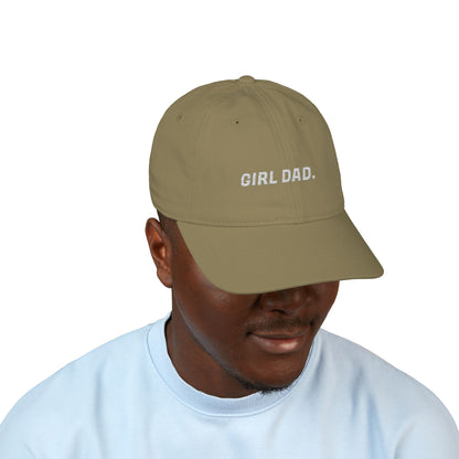 Girl Dad Embroidered Organic Hat